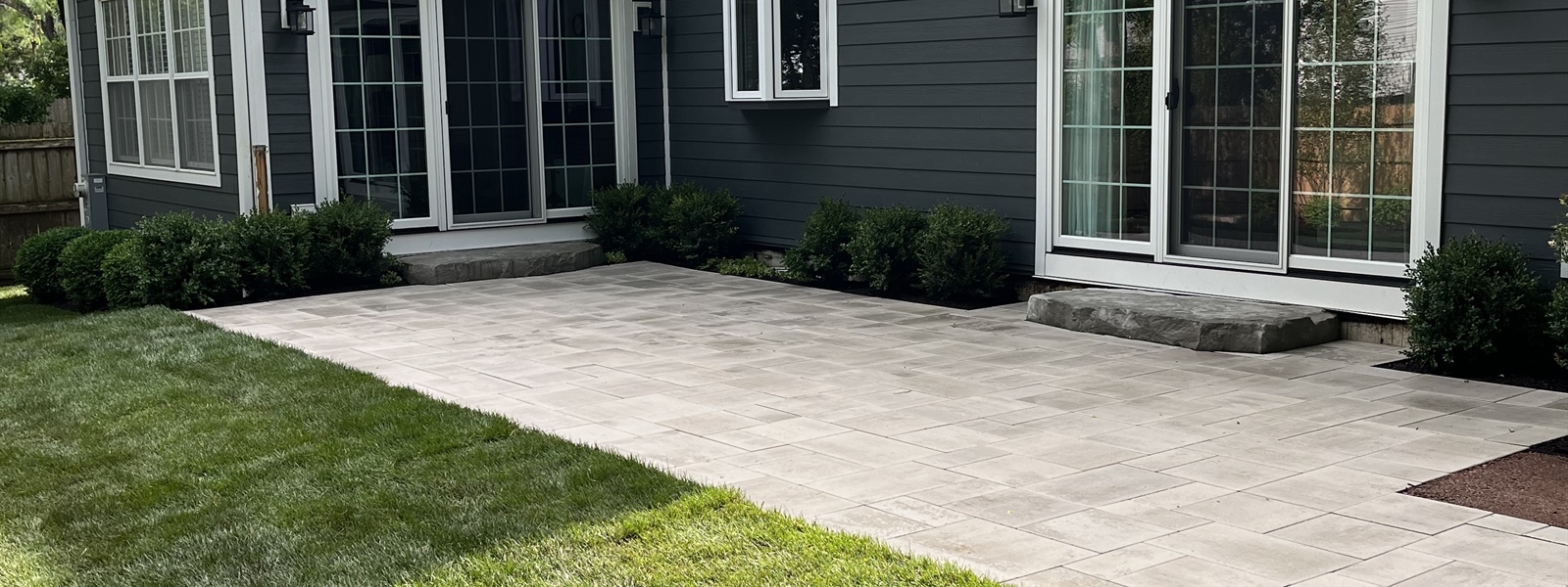 Backyard Grading & Paver Patio Renovation in Hinsdale, IL