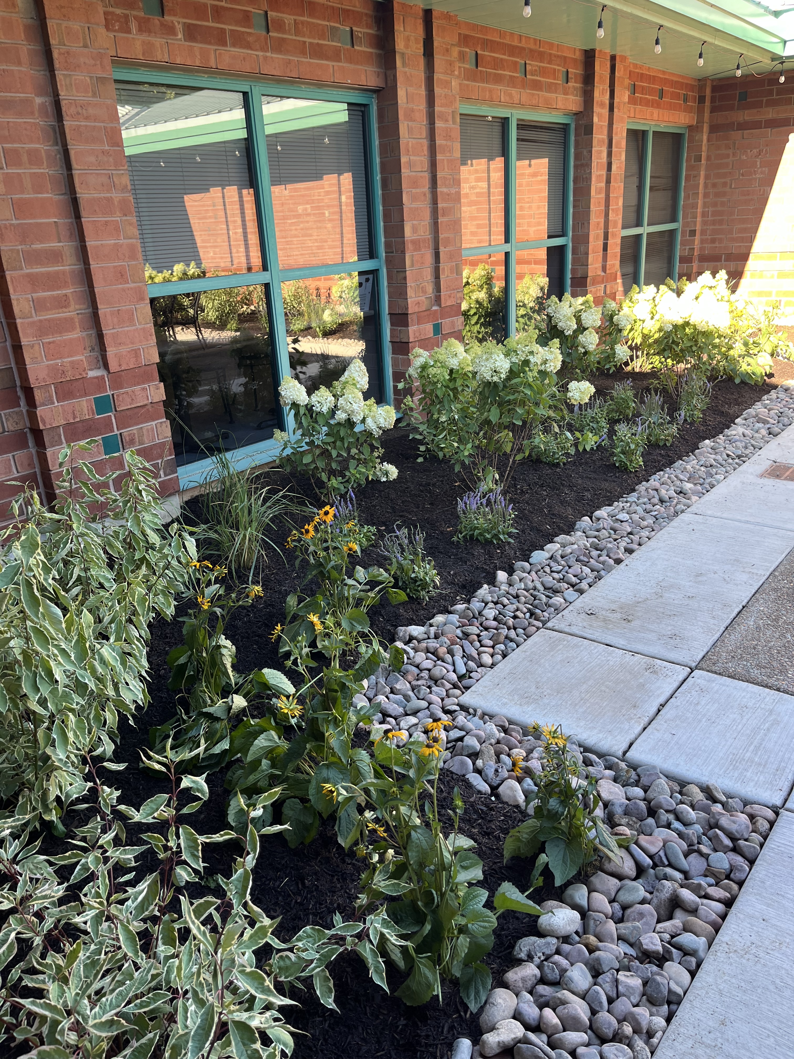 Retirement Community Courtyard Landscape Installation in La Grange, IL