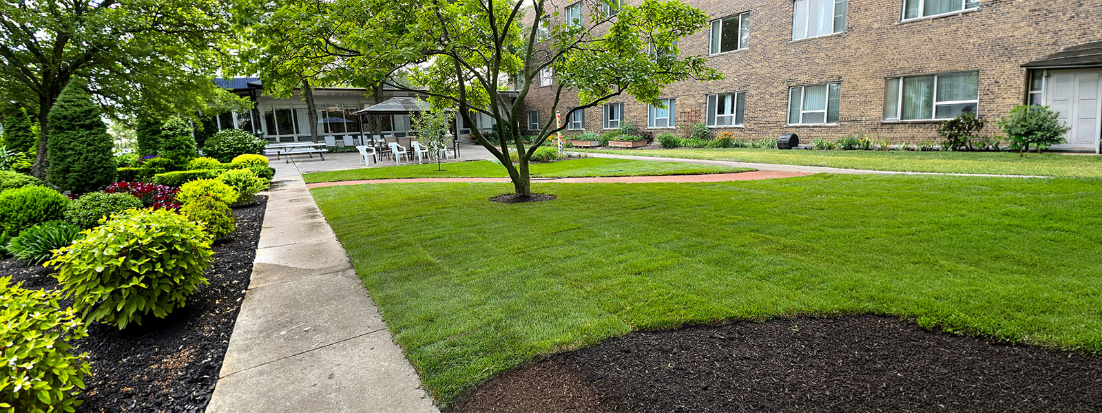 Commercial landscape maintenance property