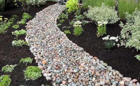 Commercial fall tree planting and landscape installation