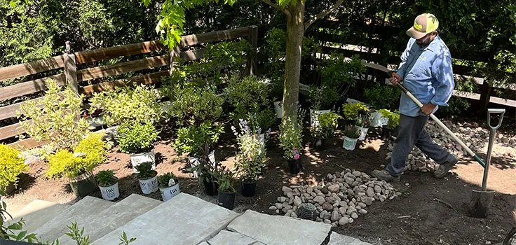 Landscape planting installation