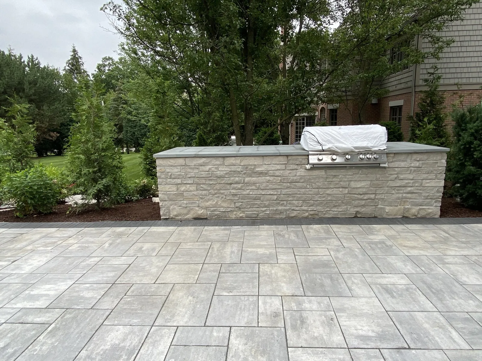 Custom outdoor kitchen design and installation in Westmont, IL