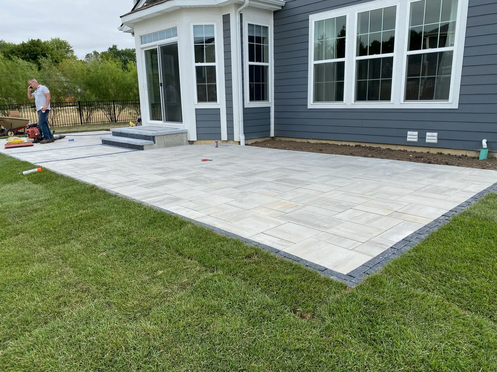 Professionally installed paver patio in Westmont, IL
